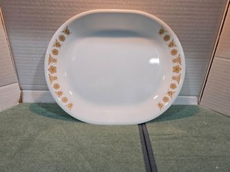 Corelle  Butterfly Gold platter plate