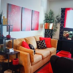 Modern ASHLEY Sofa - Gold Color