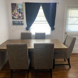 Dining Room Table Set (6 chairs)