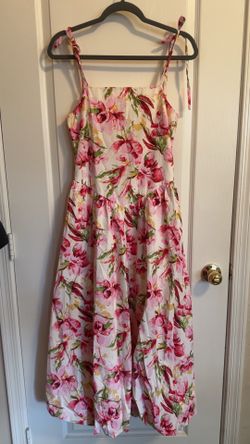 Floral Midi Dress (Size Small)