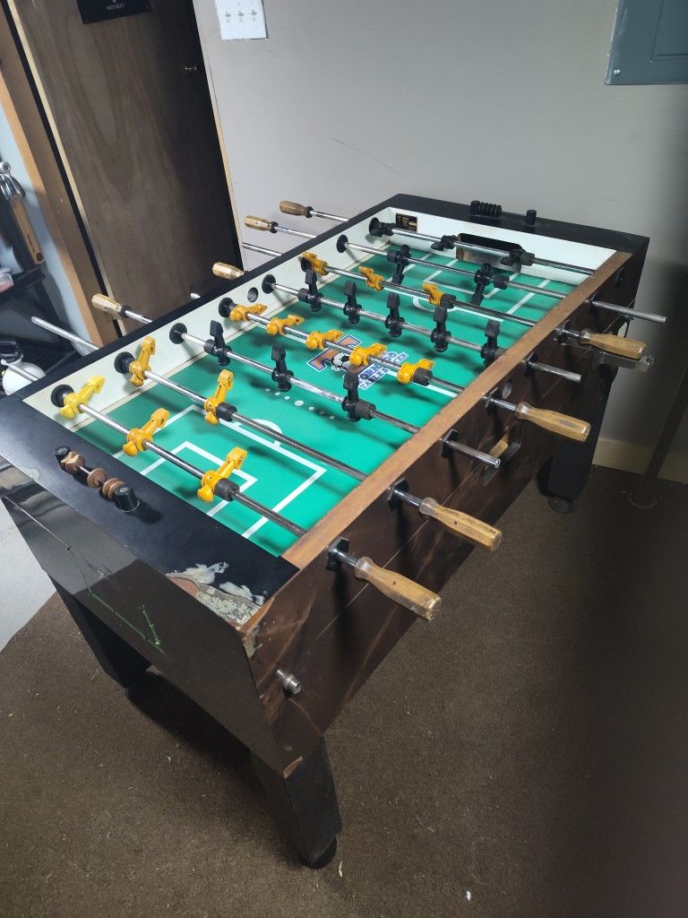 Vintage Valley Foosball Soccer Table Coin Operated