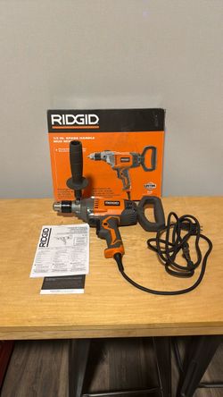 RIDGID 9 Amp Corded 1/2 in. Spade Handle Mud Mixer