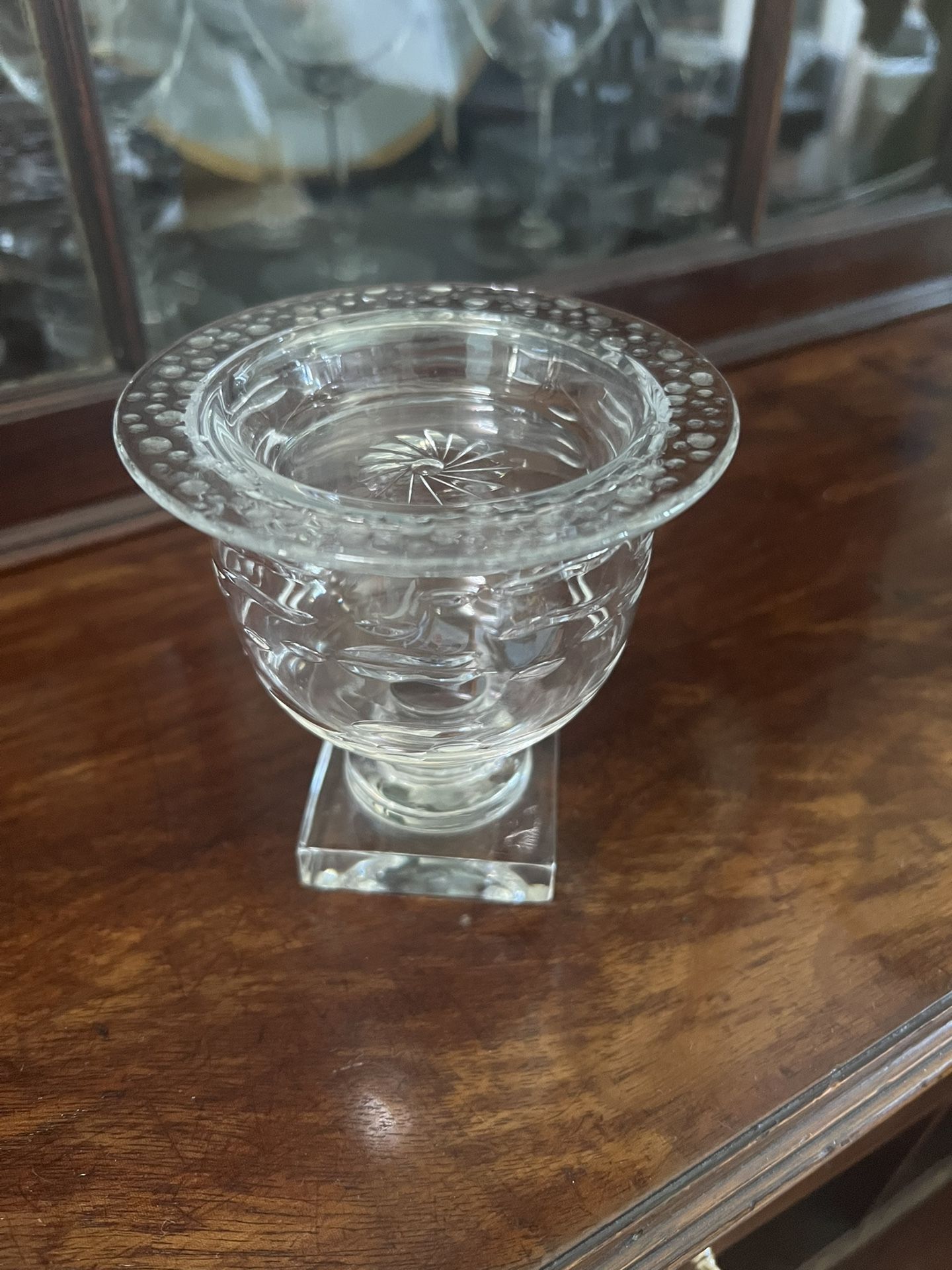 William Yeoward Crystal Caviar Dish, 2-Pieces – Luxury Glassware, Excellent Condition