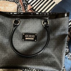New Pink Laptop Bag And Black Guess Tote