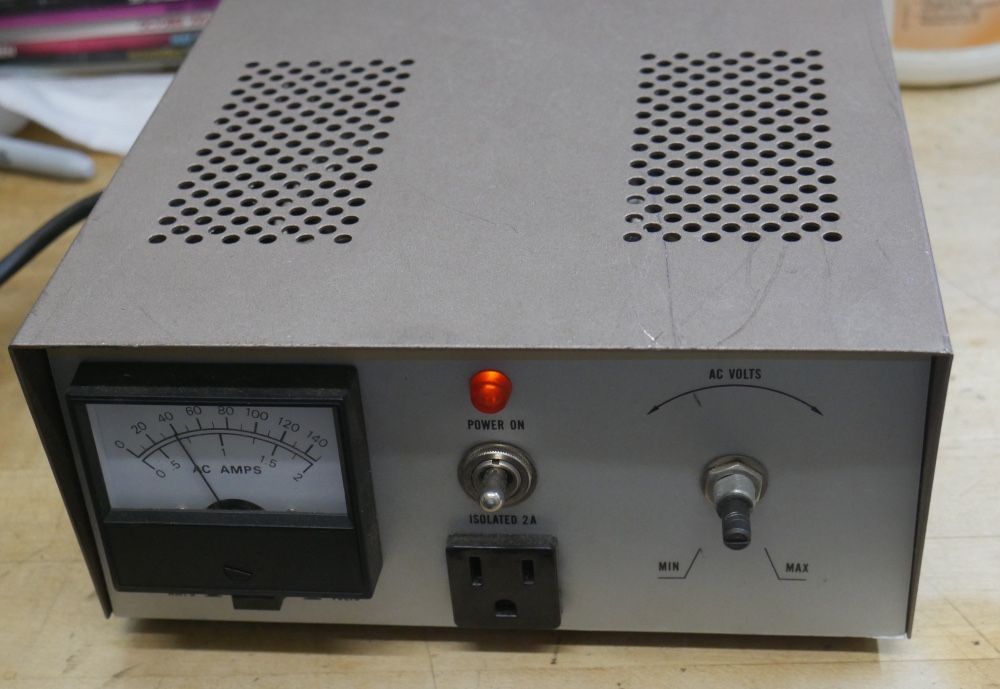 Vintage BK Precision Dynascan Corporation 1653 Variable AC Power Supply TESTED USED. TESTED. IN A GOOD WORKING ORDER. 