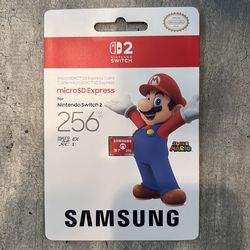 Sealed: Nintendo Switch 2 memory card