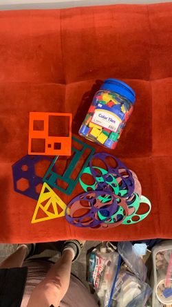 Children’s math manipulatives for  tabletop fun
