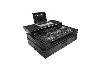 ProX XS-FLX10LTBL Pioneer DDJ-FLX10 or DDJ-GRV6 ATA Sim Flight Style Road Case with Sliding Laptop Shelf - Black