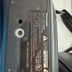 Panasonic Video Recorder, Case, Two Battery Packs And Charger