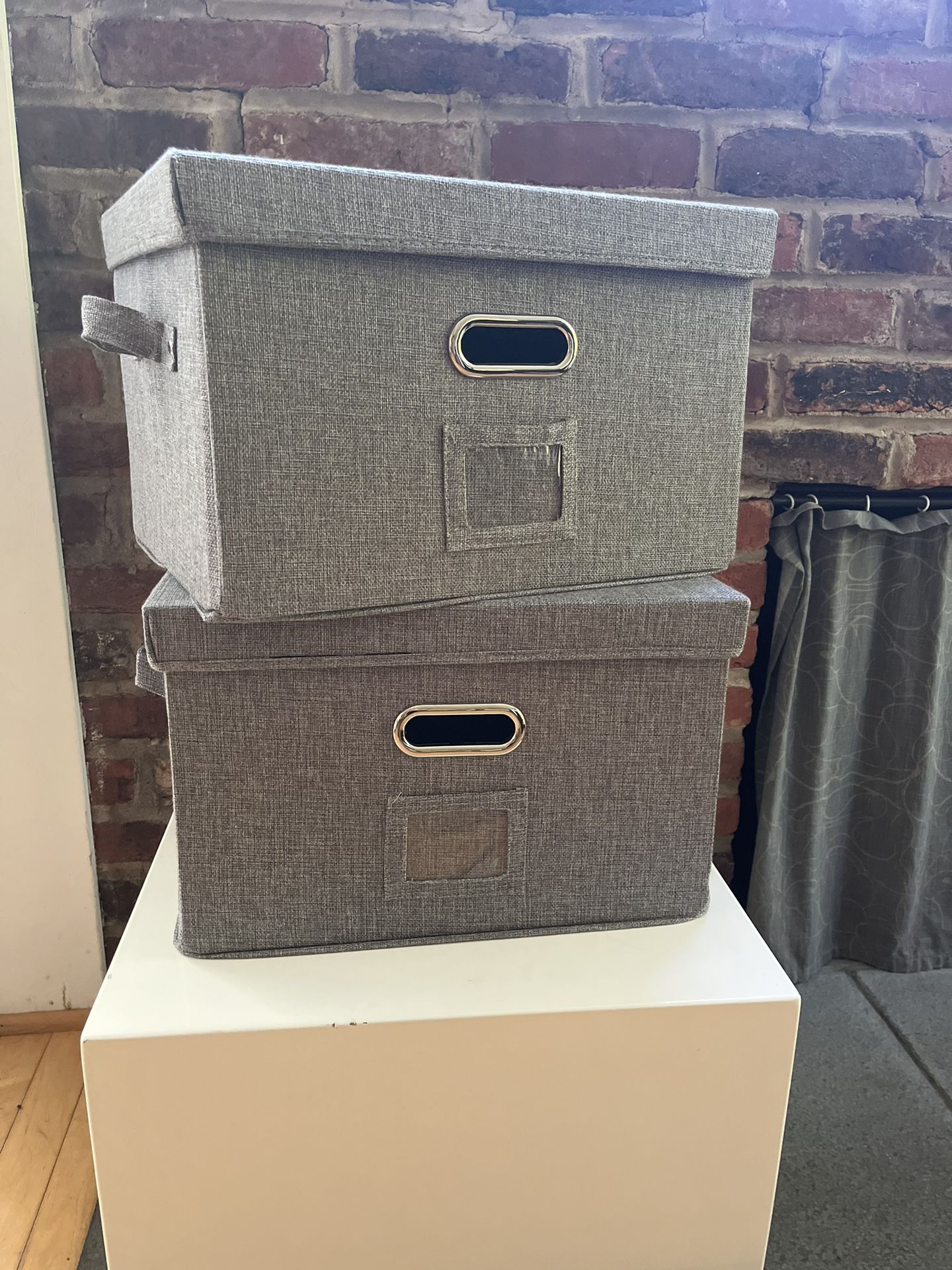 Fabric Storage Bins / File Boxes