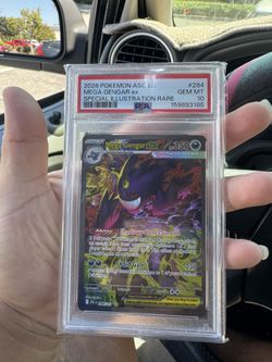Mega Gengar EX 284 Special Illustration Ascended Heroes Pokemon PSA 10