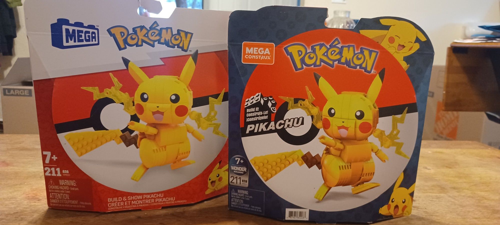 2 NEW PIKACHU MEGA CONSTRUX