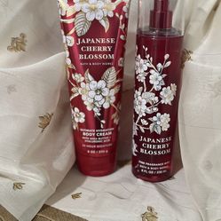 Japanese cherry Blossom Fragrance Mist/Body Cream 