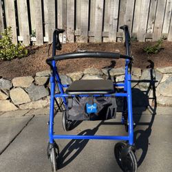 Medline Steel Rollator Walker