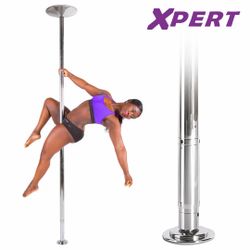 X-Pole XPERT (NX) 50mm Chrome Spinning & Static Dance / Fitness Pole