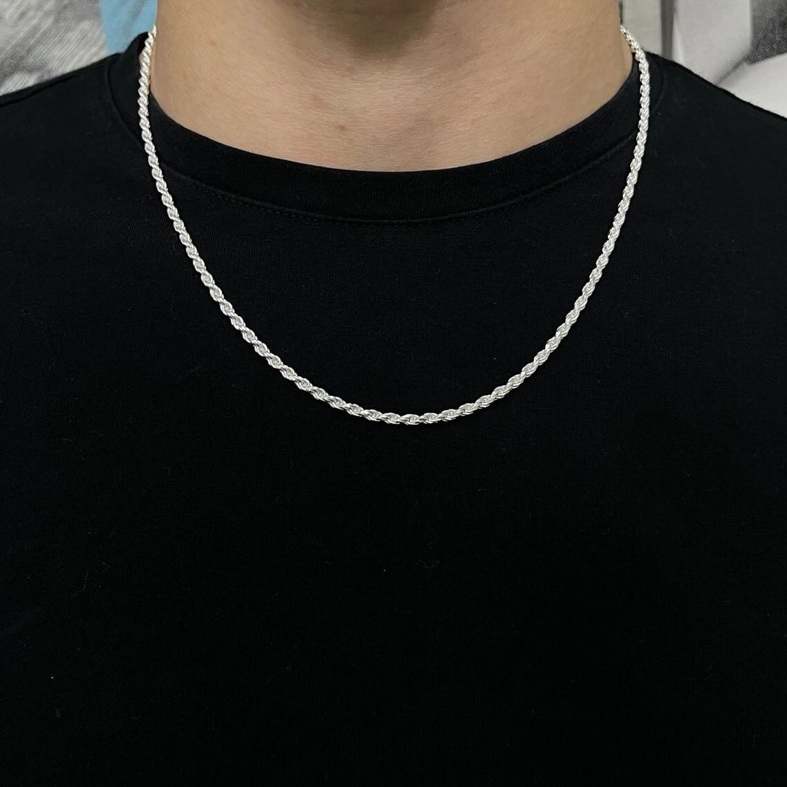 .925 Silver Chain Diamond-Cut Rope
