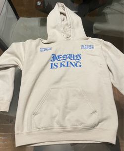 Medium Jesus Is King Graphic Hoodie