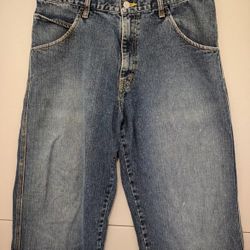 Silver Tab Levis Jeans Mens 30 Blue Baggy Loose Straight Denim 90s Y2K
