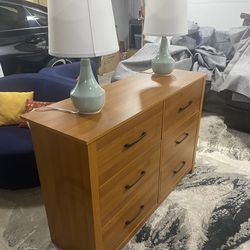 New Set of 2 Mint Green Table Lamps