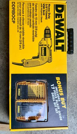 New In The Box DeWALT DRILL With Keyless Chuck