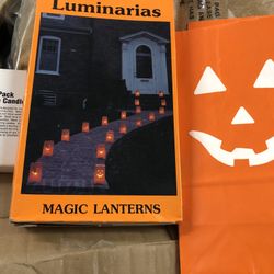 Halloween Walkway Luminaries
