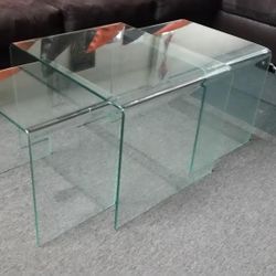 Stacking Tables Glass Tables Nesting Tables End New In Box 