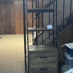 Shelf With Drawers 