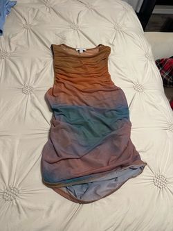 Colorful Tank Top Blouse