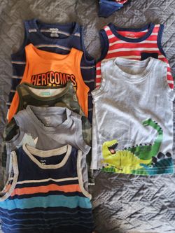 7 tank tops- boys 18 months