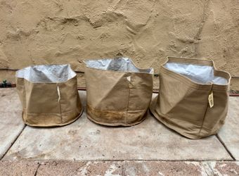 Grassroots Fabric Pots - 10, 15 and 20 Gal