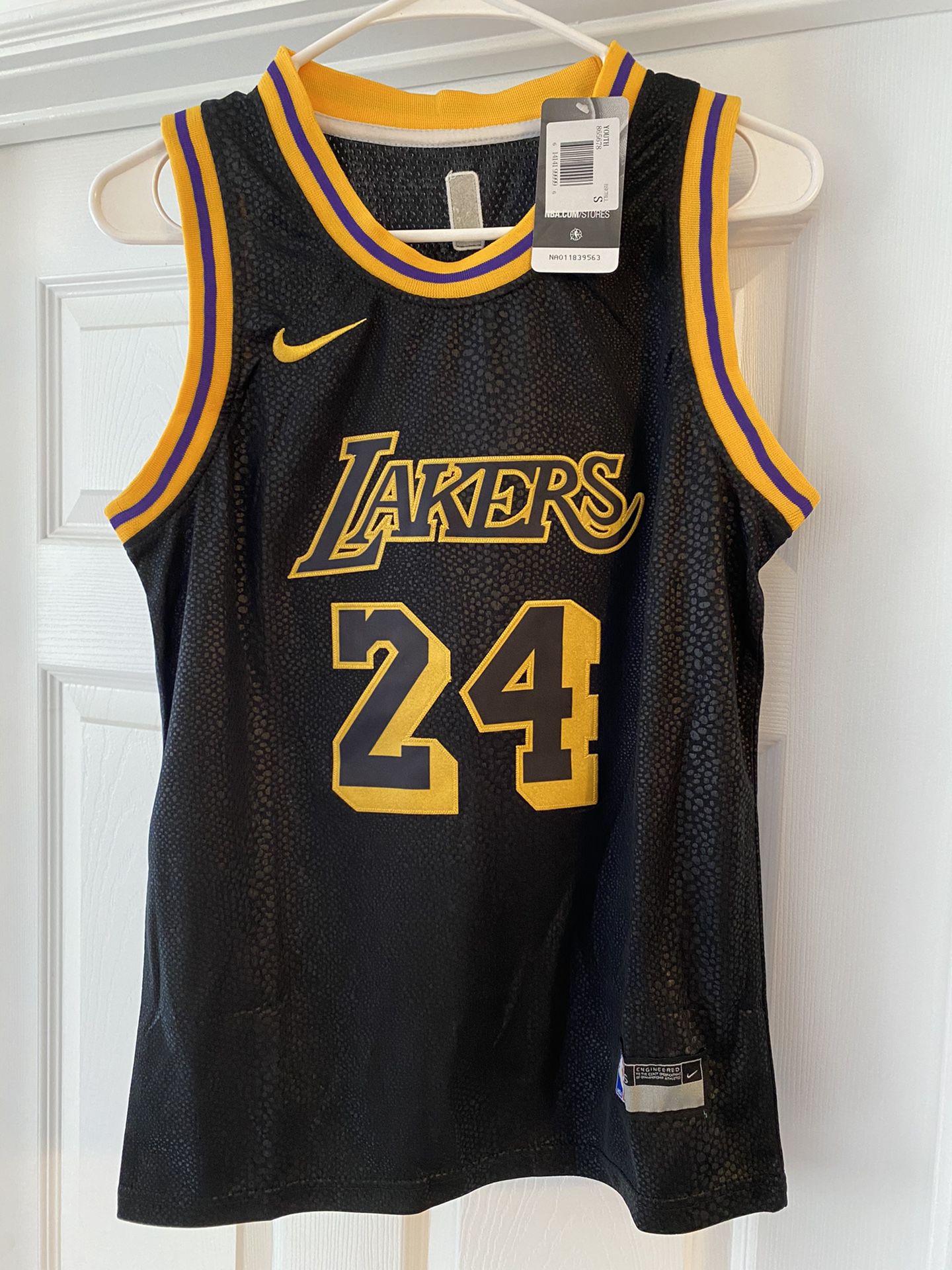 Youth Kids Kobe Bryant Lakers black mamba edition jersey