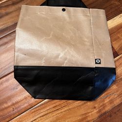 Lululemon brown reusable tote bag
