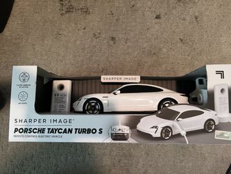Brand new seal Sharper Image Toy RC Porsche Taycan Turbo S 1:20