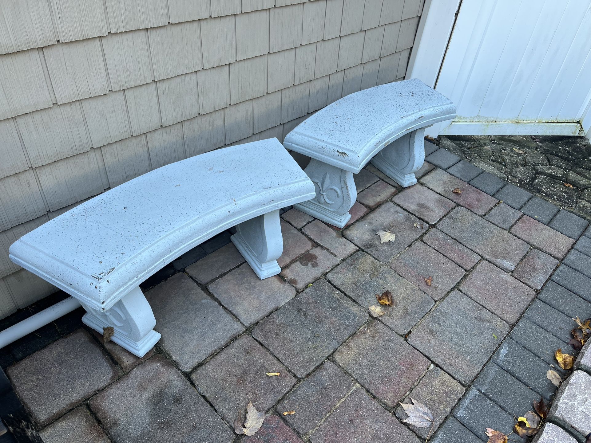 2 Concrete Benches