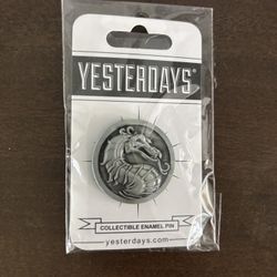 Mortal Kombat Dragon Logo Enamel Pin (New)