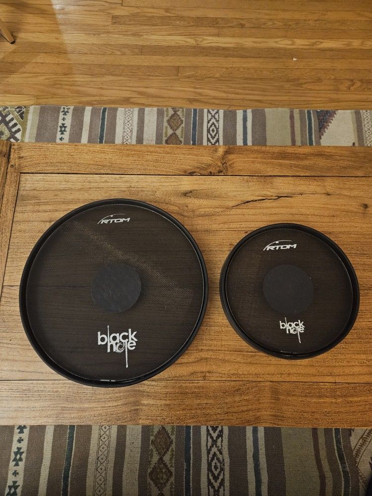 RTOM Black Hole Drum Mutes Size 10 And 14
