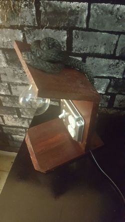 Handcrafted desk lamp