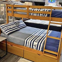 Twin Over Full Bunk Bed Take Home With $39 Down 
