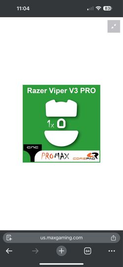 Corepad skatez pro max for Razer Viper V3 pro