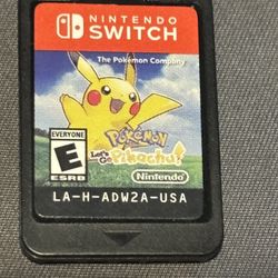 Nintendo Switch- Pókemon Lets Go Pikachu!
