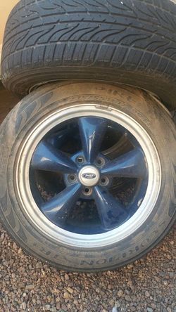 Mustang gt rims only have 3 rims