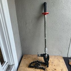 Ridgid 246 chain soil pipe ratchet cutter great condition!!
