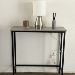 Narrow Console Table, 29.5" Small Entryway Table