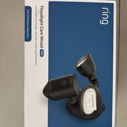 RING flood light cam pro wired
