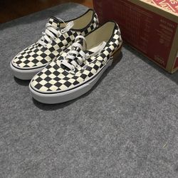 Vans  Authentic Gum Block Checkerboard 