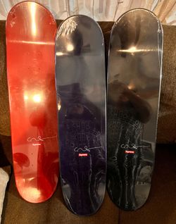 Supreme Skateboard Decks Set of 3