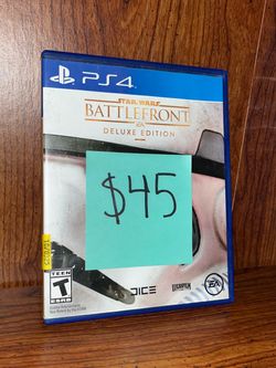 Gold PlayStation 4 & 5 Video Game PS5 PS4 Star Wars Battlefront Deluxe Edition