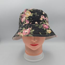 Women's ReversibleFloralBucketHat