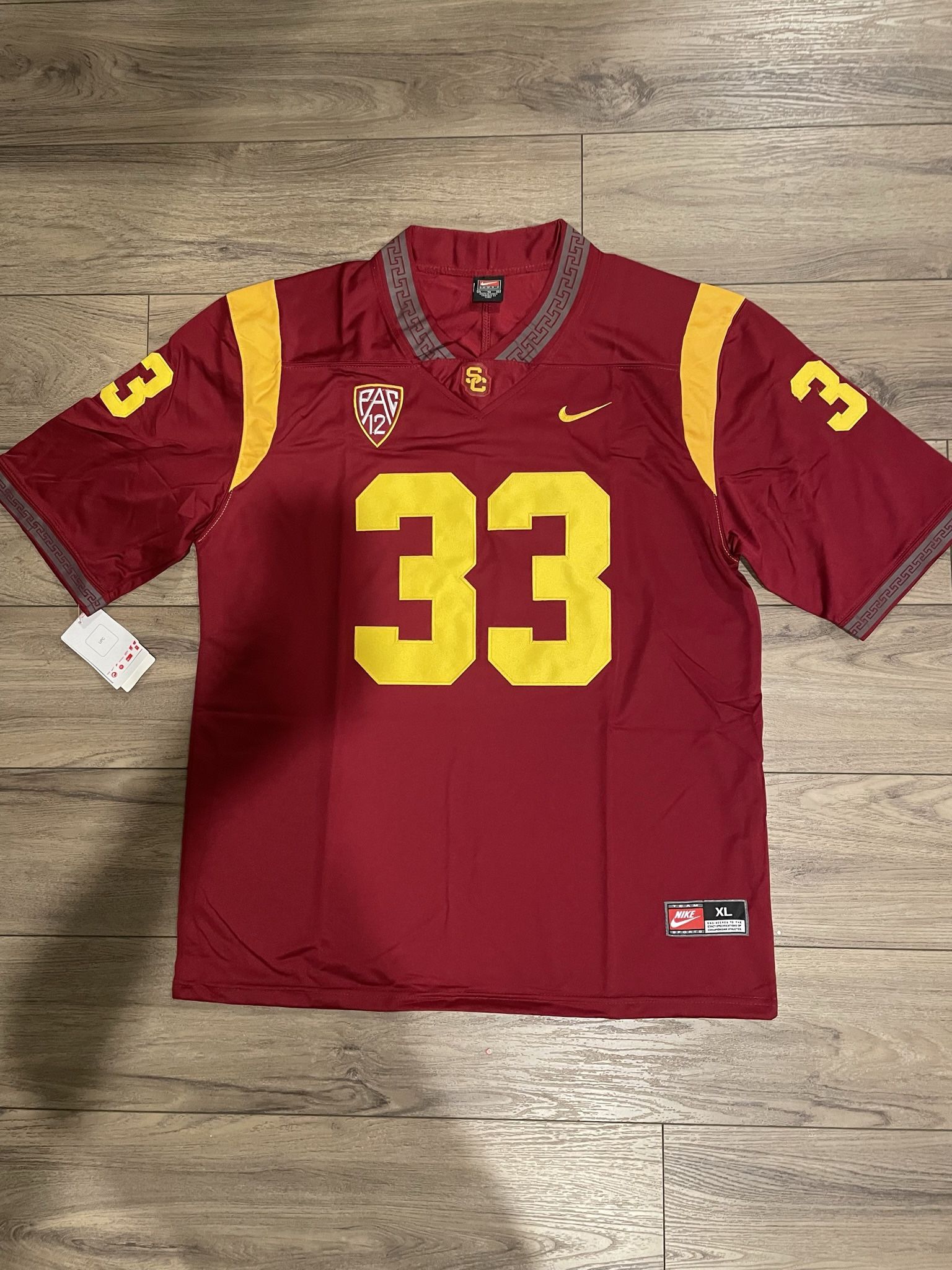 Men's USC Trojans #33 Marcus Allen Stitched Jersey, S To 3Xl