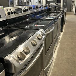 Glasstop Electric Stainless Steel Stoves